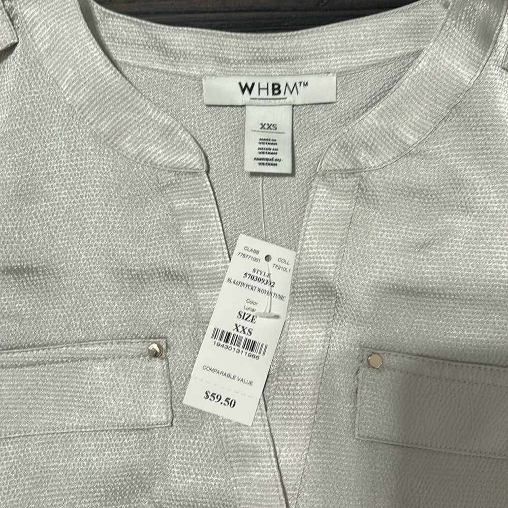WHBM button up tank. Size XXS.